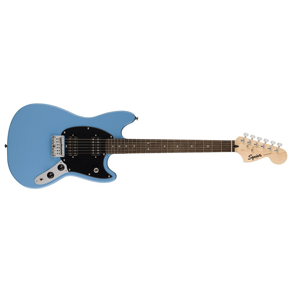 Squier by Fender Электрогитара Sonic Mustang HH California Blue 6-струнная, корпус Тополь 4/4