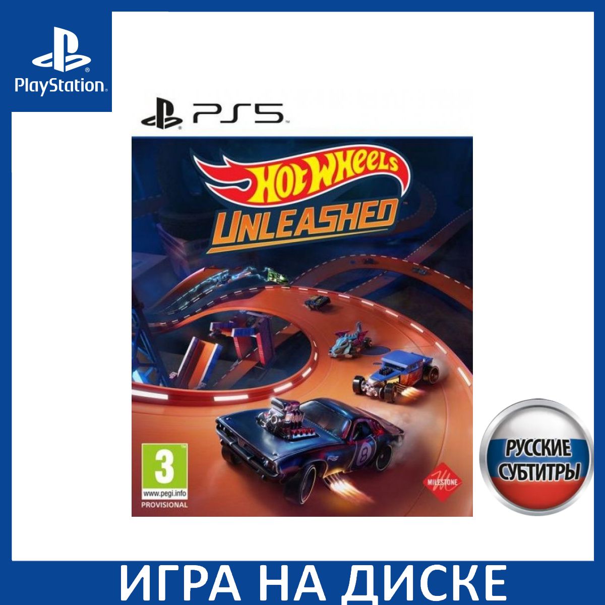 Игра Hot Wheels Unleashed PS5 Русская Версия Диск на PlayStation 5