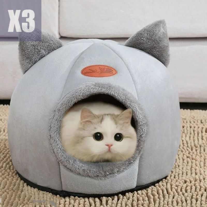 Домик для кошки, кота и котят мягкий доXX3