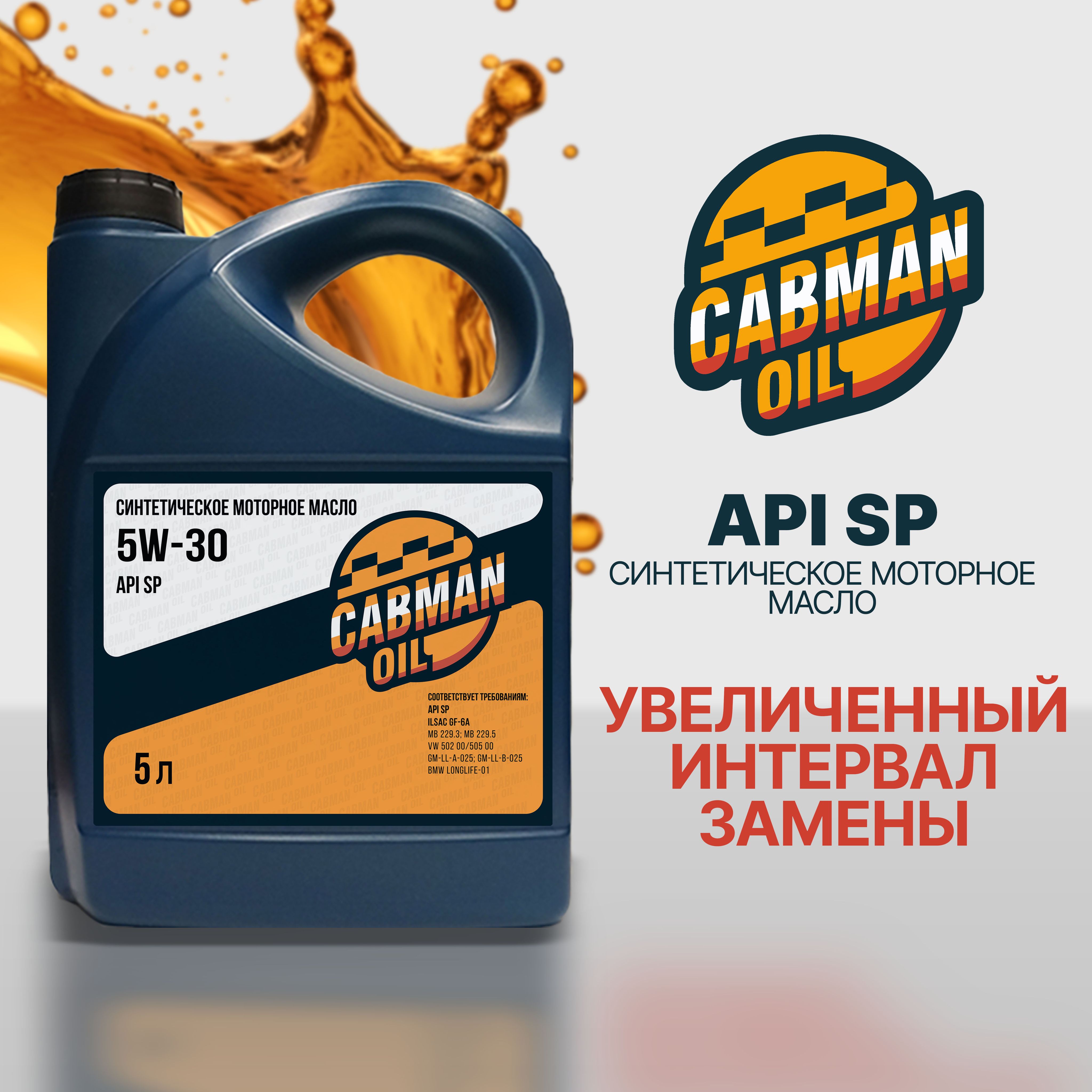 CABMANOILSP5W-30Масломоторное,Синтетическое,5л