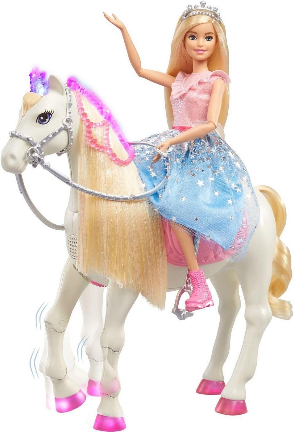 Кукла Mattel Barbie Приключения принцессы, с лошадью, GML79 - купить с  доставкой по выгодным ценам в интернет-магазине OZON (1490056938)