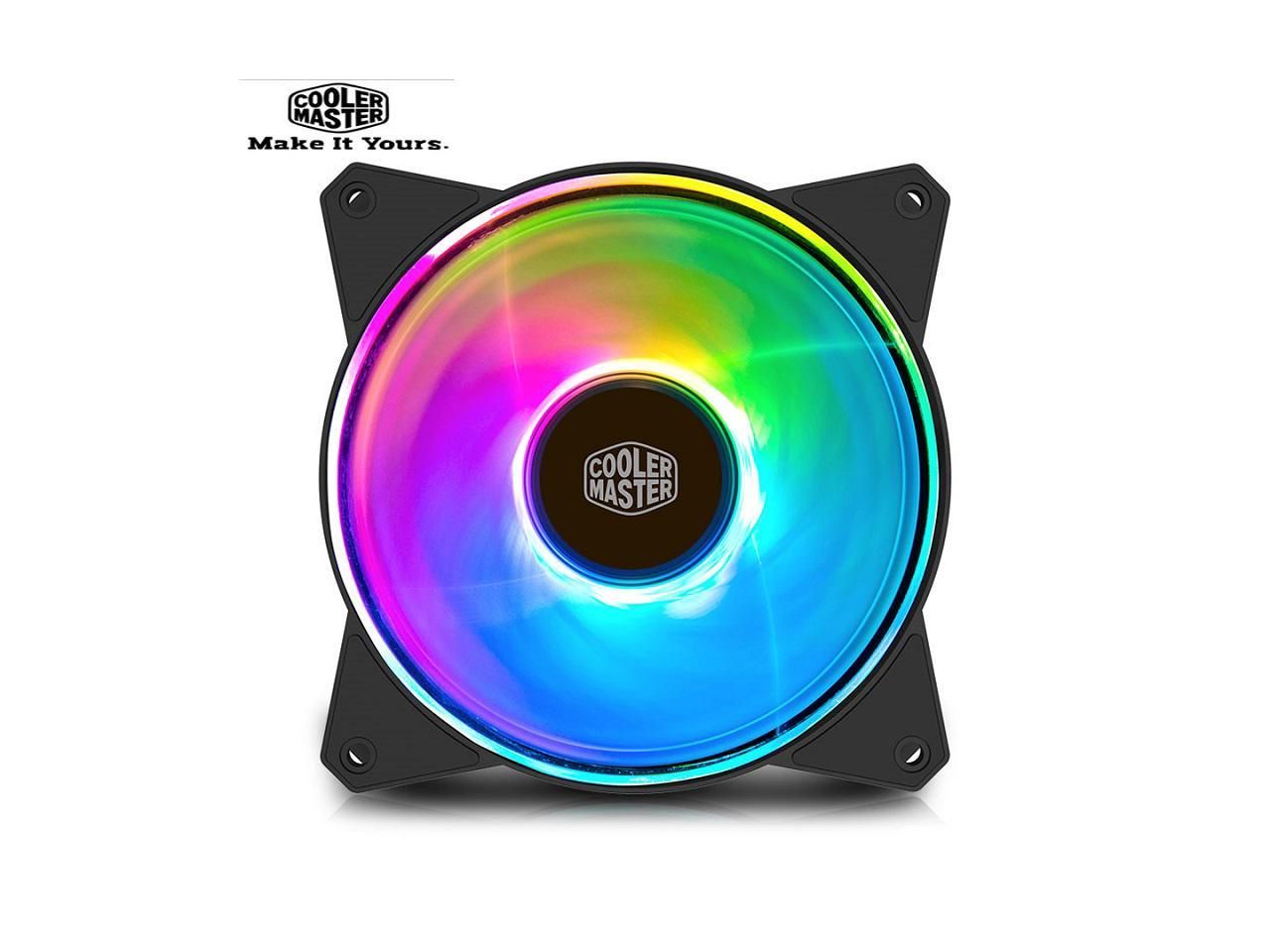 Кулеры для пк rgb. Вентилятор 120mm Cooler Master mf120r ARGB. Вентилятор Cooler Master RGB 120. Cooler Master MASTERFAN mf120 Halo ARGB. Cooler Master кулер для корпуса 120 мм.