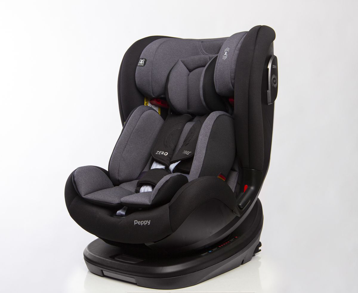 Детское автокресло Peppy Zero Isofix 0-36 кг Grey