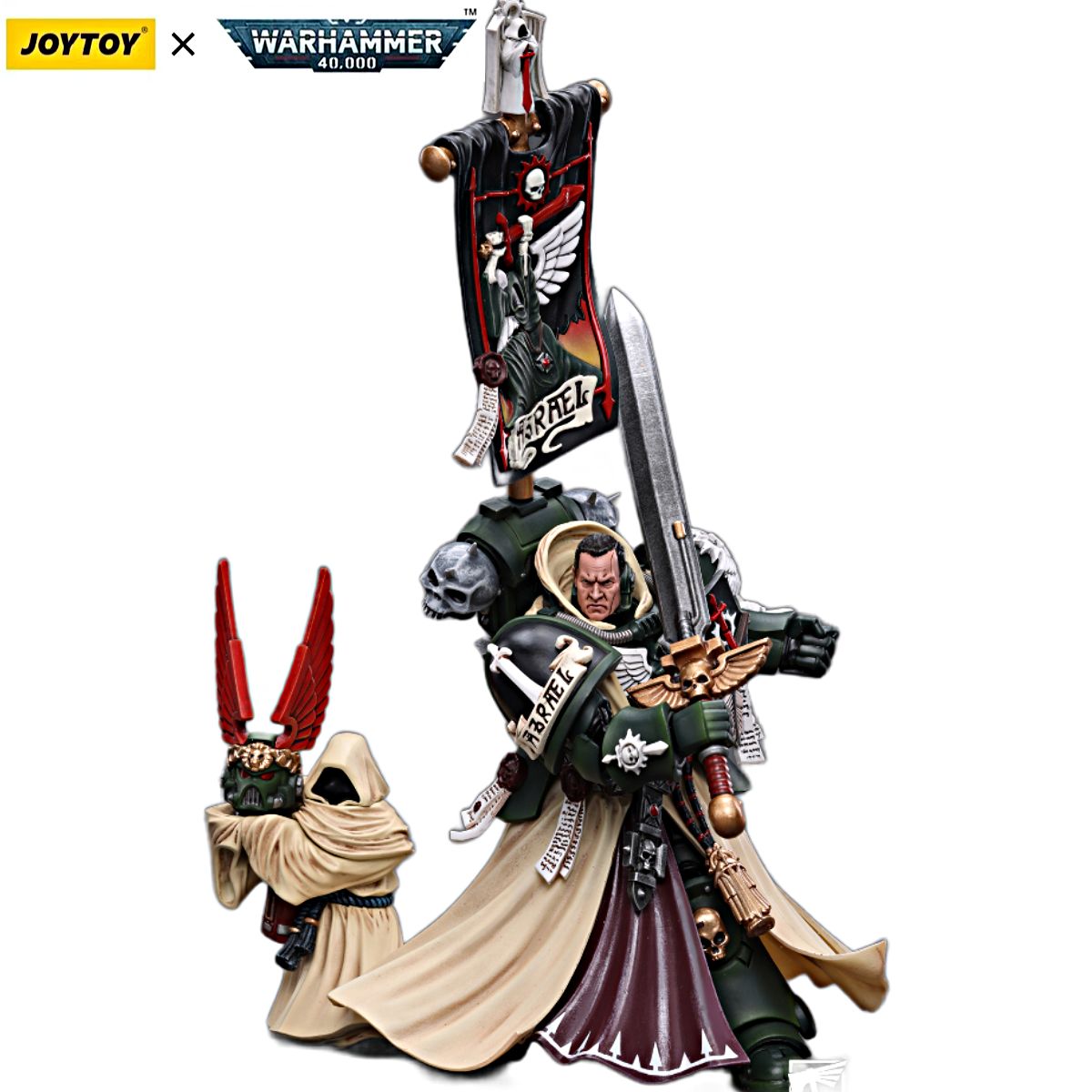 ПодвижнаяфигуркаJOYTOY1/18Warhammer40KDarkAngelsGrandMasterSupremeAzrael