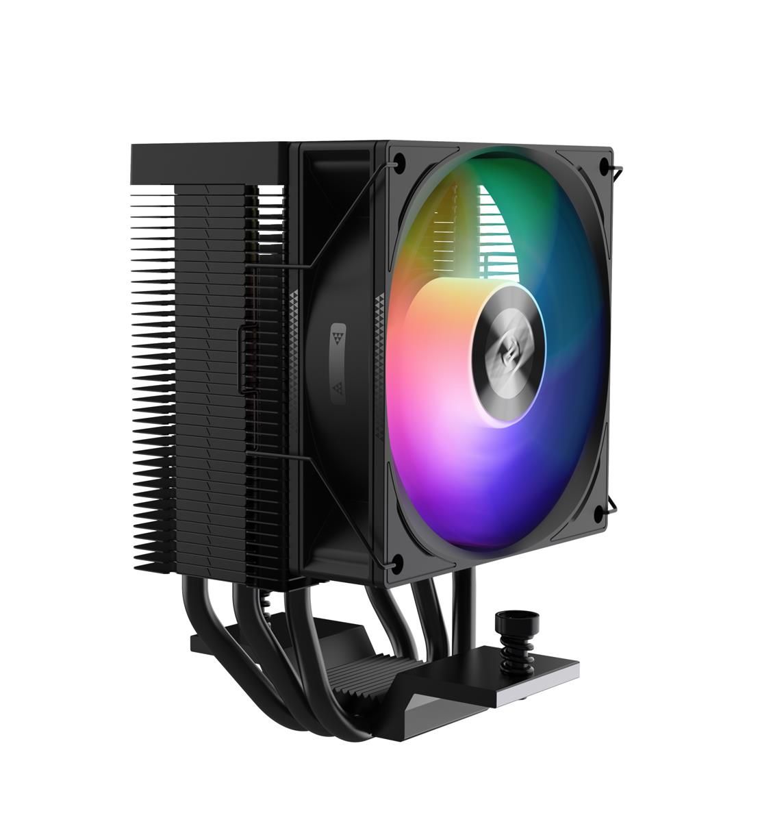 КулердляпроцессораPCCoolerR300ARGBBKS115X/1200/1700/AM4/AM5(TDP150W,90mmARGBFan,3тепловыетрубки6мм,650-2200RPM,28,3dBa)