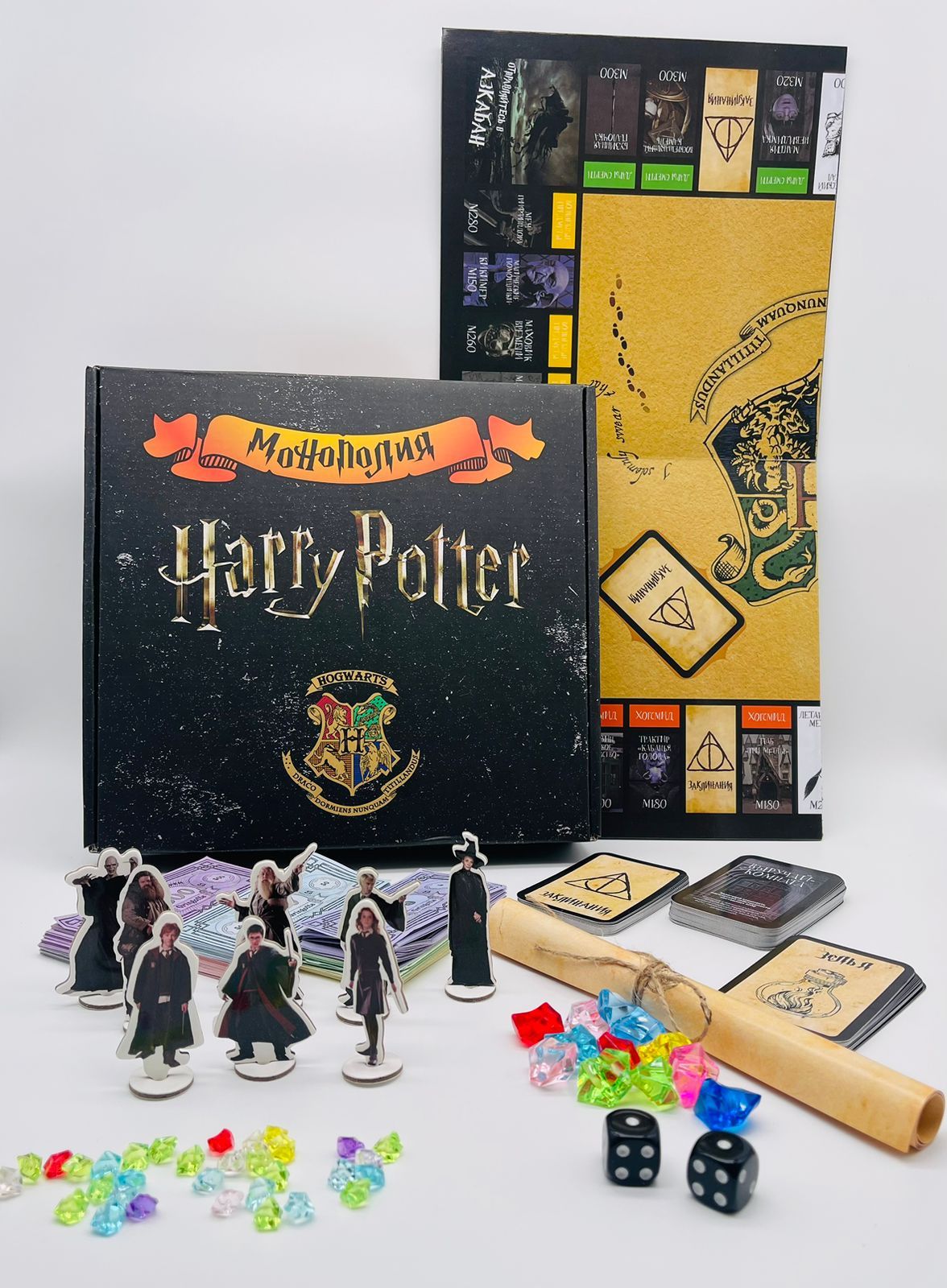 Настольная игра Monopoly Harry Potter , Гарри Поттер, для взрослых и детей,  подарок на на день рождение 23 февраля 8 марта - купить с доставкой по  выгодным ценам в интернет-магазине OZON (1371954098)