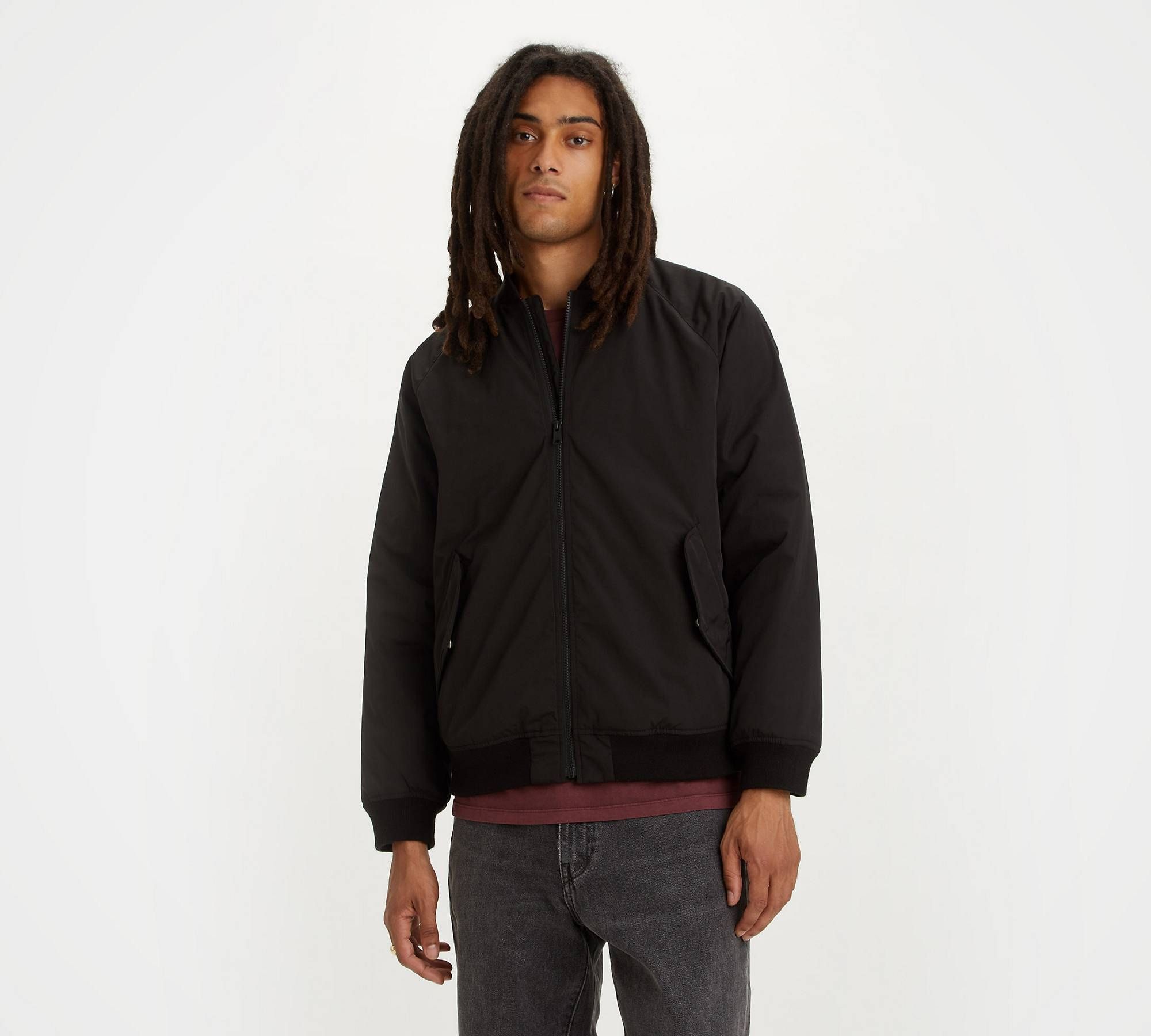 Levi's bomber on sale jacket black