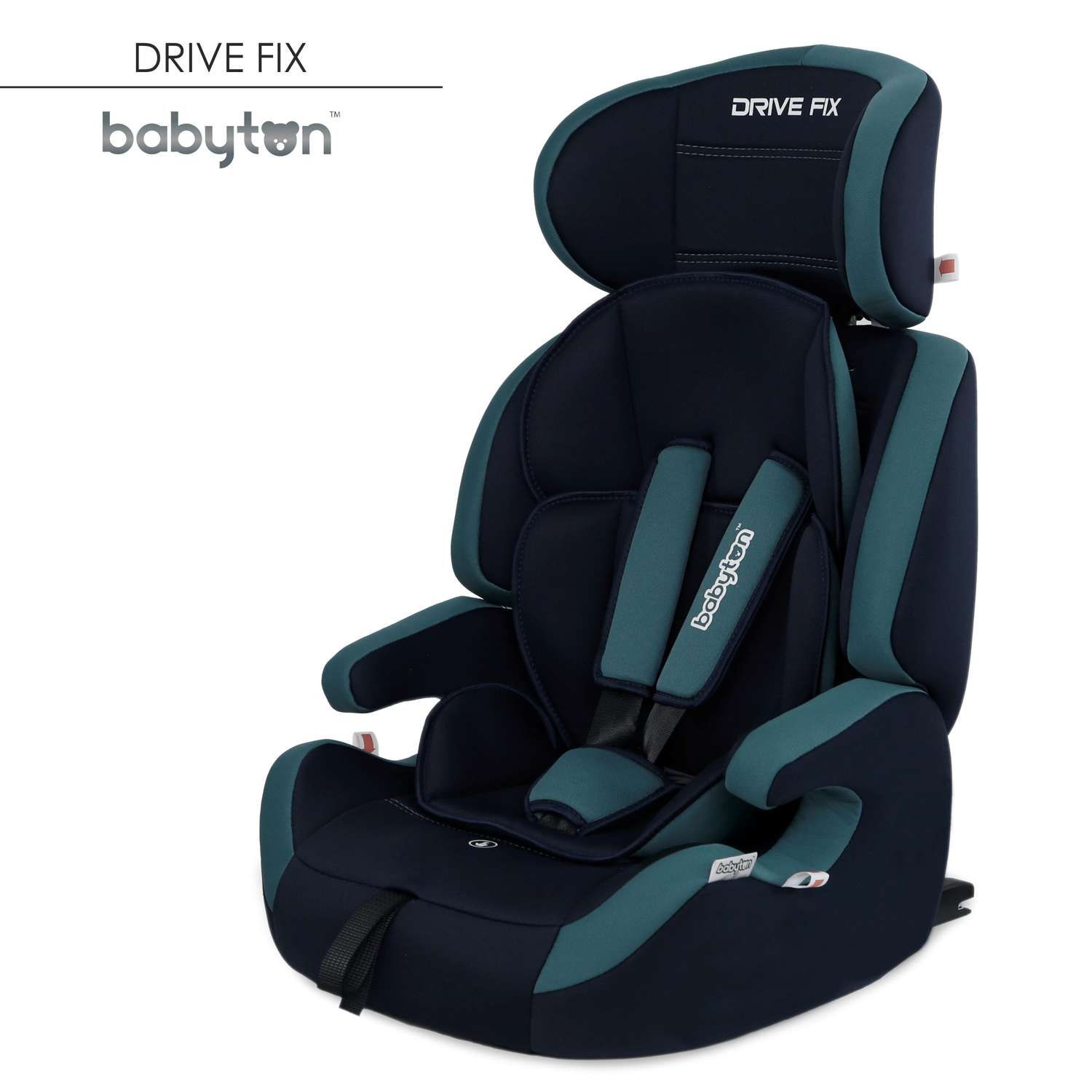 Автокресло Babyton Drive Fix Indigo-Aqua - купить с доставкой по выгодным  ценам в интернет-магазине OZON (1395542322)