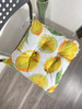Подушка на стул Rubus с завязками, Лимоны 40x40 см - изображение