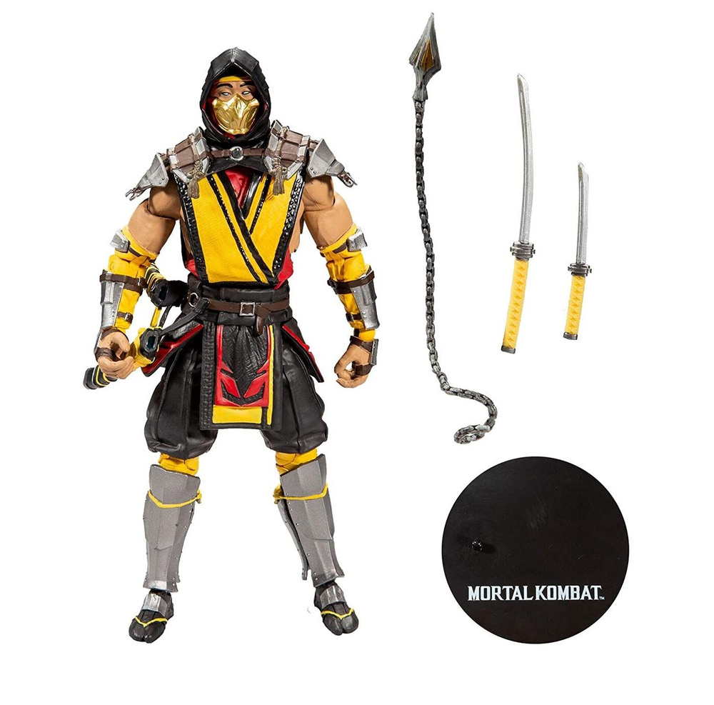 Фигурка Мортал Комбат Скорпион Mortal Kombat Scorpion 18 см - купить с  доставкой по выгодным ценам в интернет-магазине OZON (504277716)