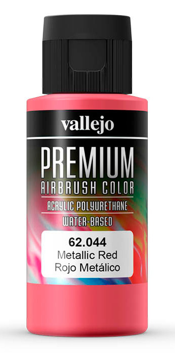 Краска Vallejo серии Premium Color - Metallic Red 60мл. #1