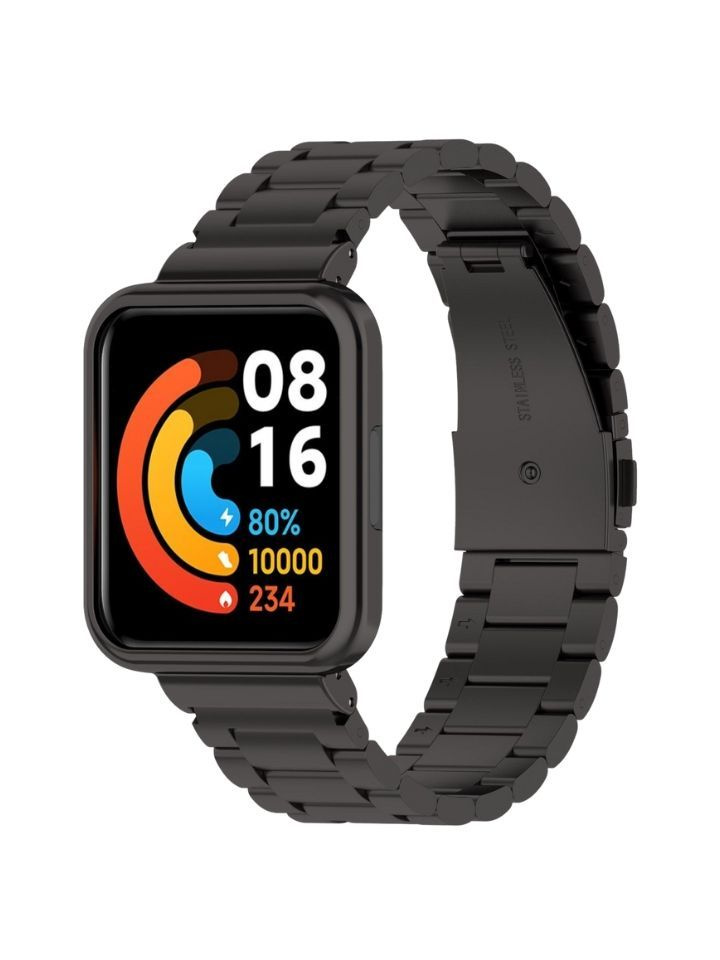 Ремешок металлический для Xiaomi Redmi Watch 2 lite со звеньями с ...