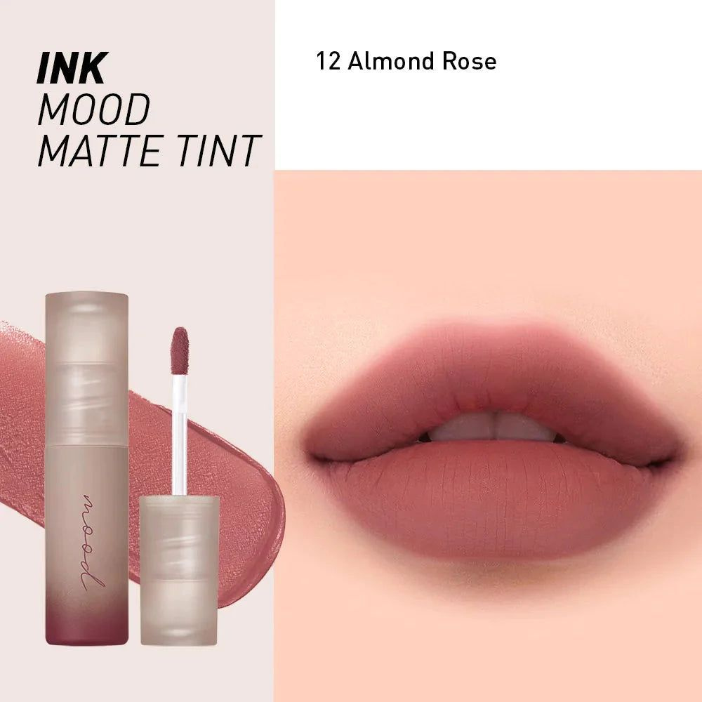 Помада для губ Тинт Peripera Ink Mood Matte 12 Almond Rose Tint #1