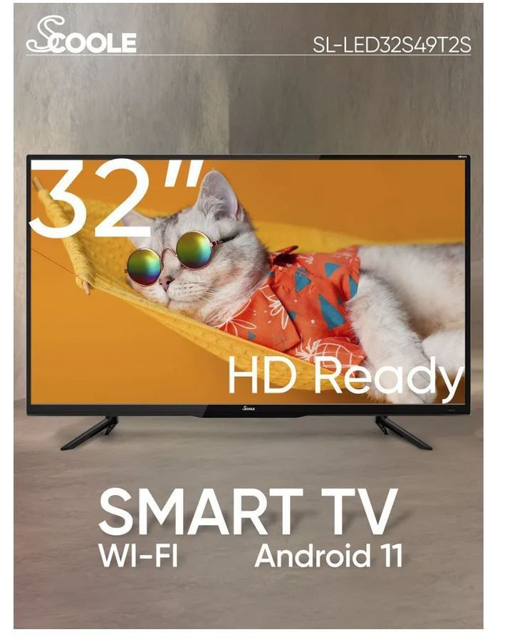 Купить телевизор Scoole SL-LED32S49T2S 32" - купить с доставкой по ...
