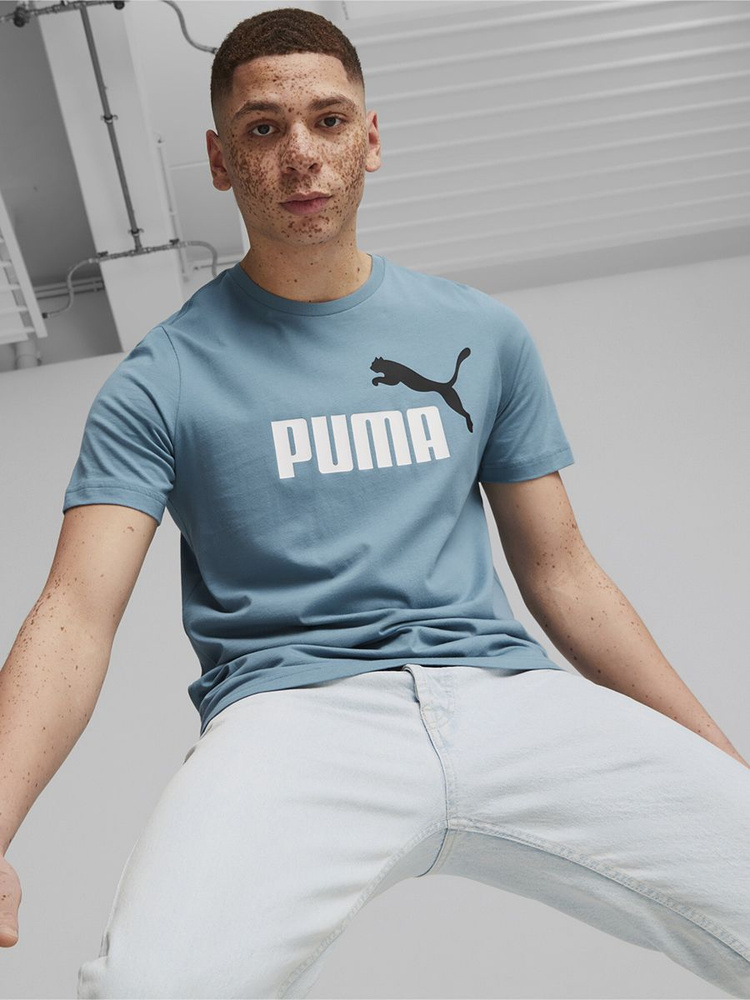 Футболка PUMA Ess+ 2 Col Logo Tee #1