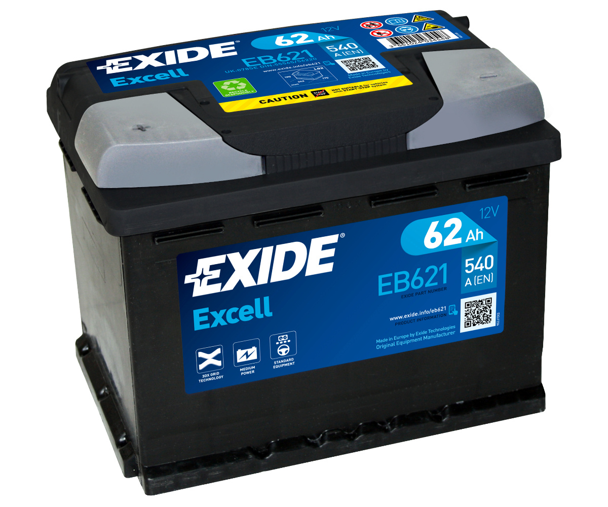 Аккумулятор eb621 exide