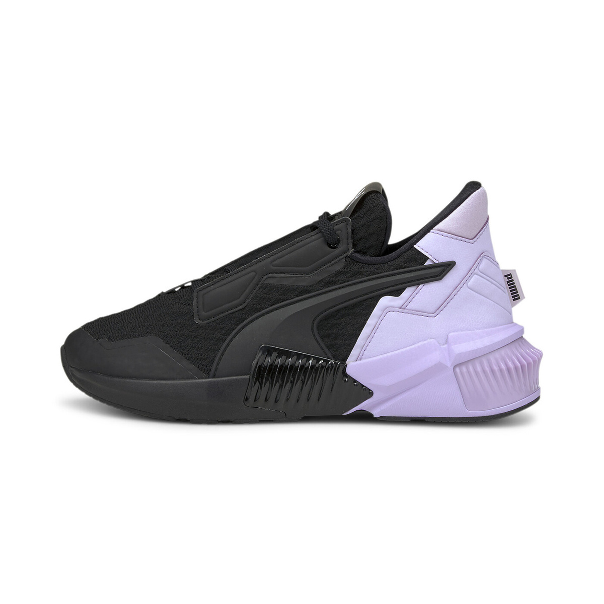 puma provoke xt sneakers in white and lilac