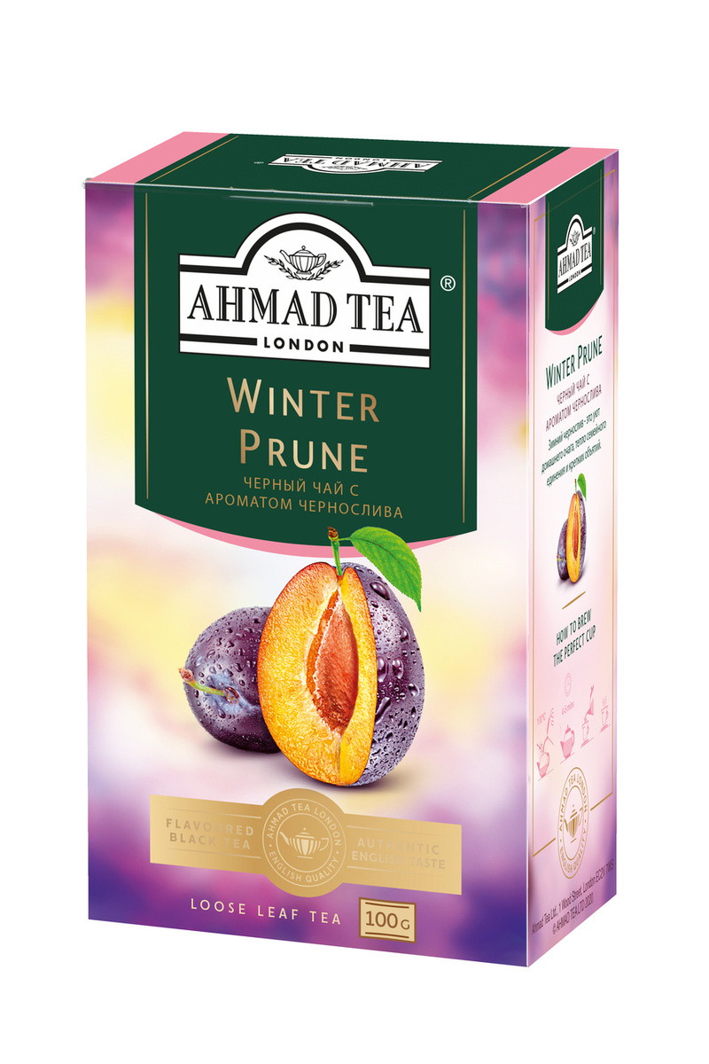 Чай листовой черный Ahmad Tea Winter Prune, 100 г #1