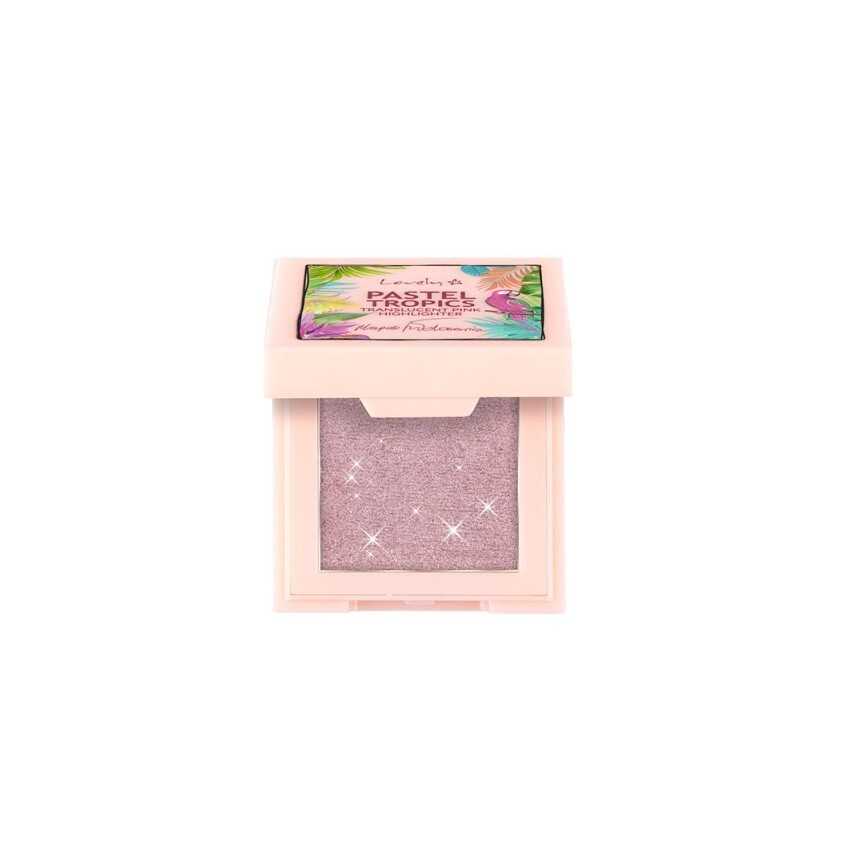 LOVELY Хайлайтер для лица PASTEL TROPICS тон 2 розовый — купить в ...