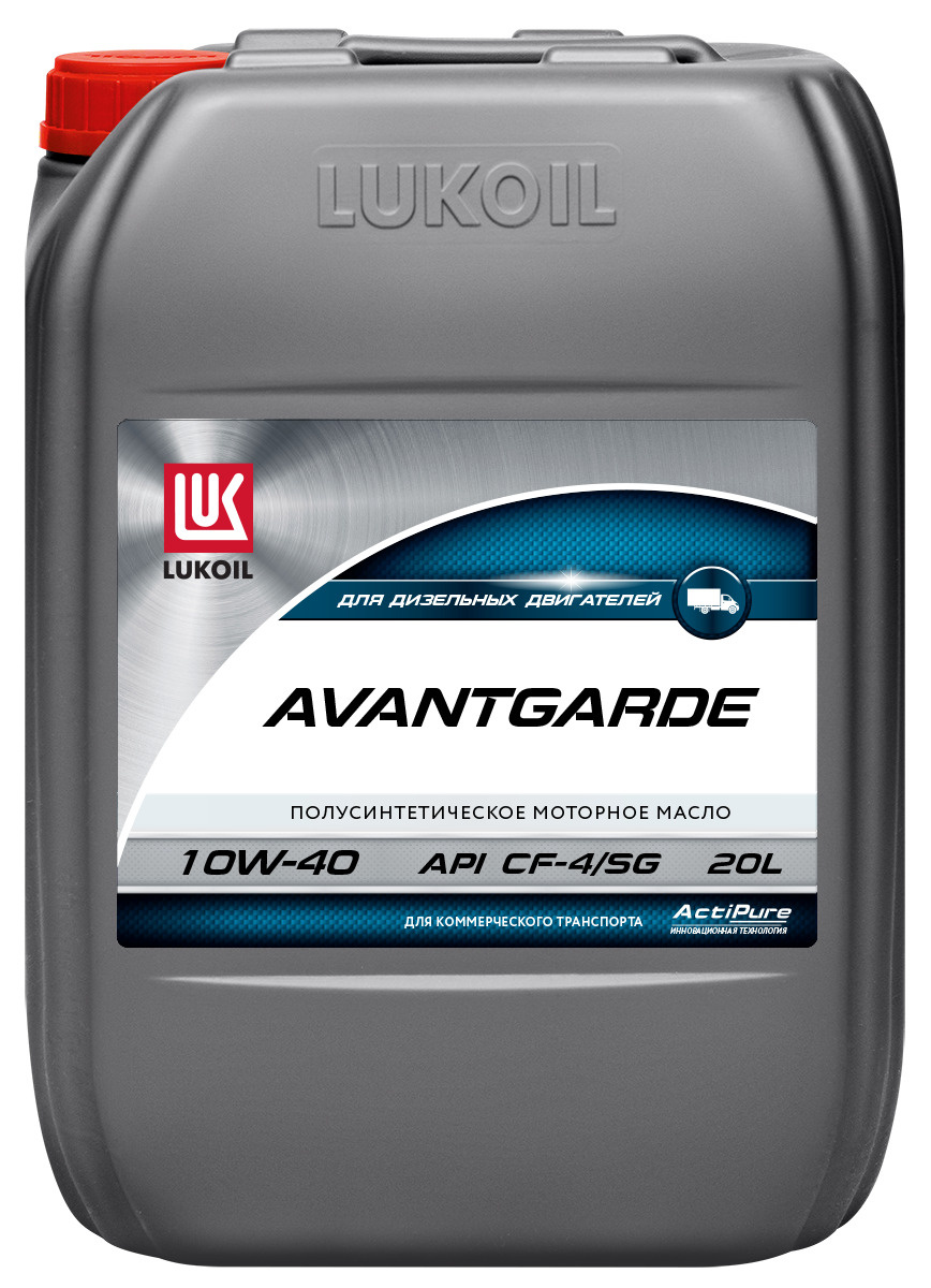 Моторное масло Лукойл (Lukoil) Avantgarde 10W-40 Полусинтетическое 20 л  #1