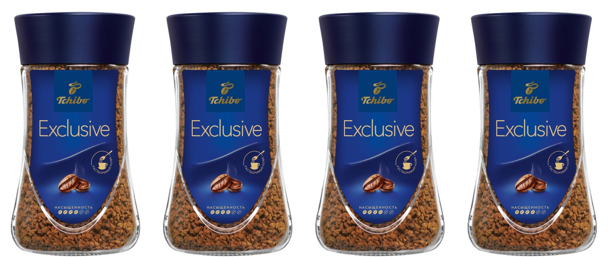 Кофе растворимый "Tchibo Exclusive" 47,5 ГР х 4 ШТ — купить в интернет ...