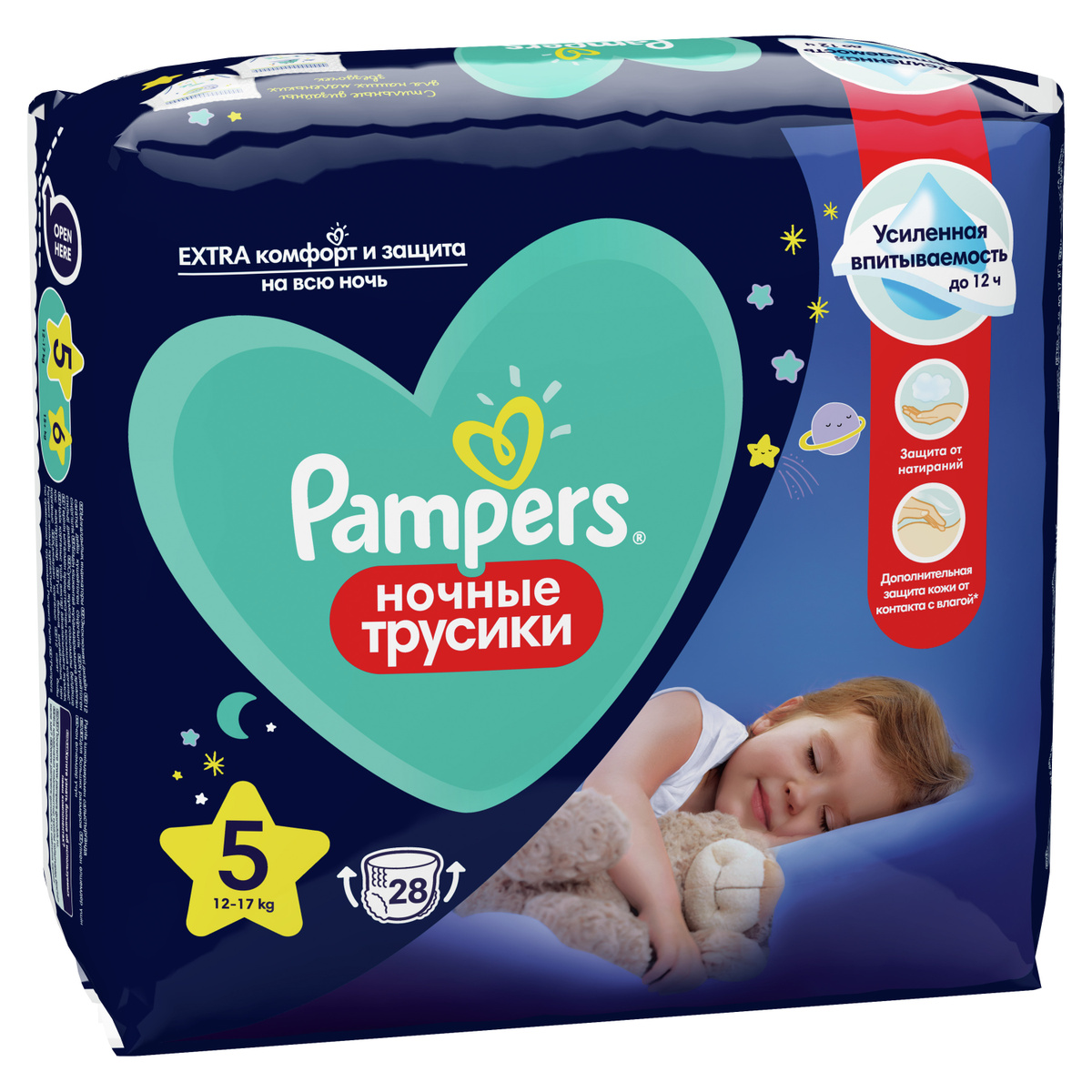 Трусики Pampers Night Pants 12кг - 17кг 