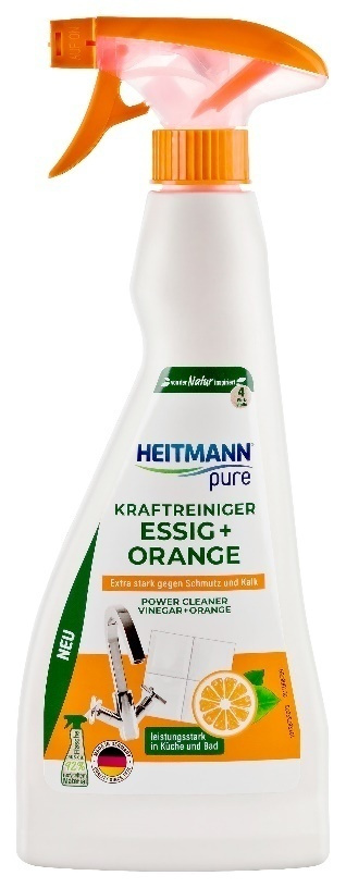 Анти известь с ароматом апельсина HEITMANN, чистящее средство от известкового налета 500 мл  #1