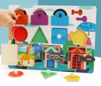 Мини бизиборд развивающая игрушка с замочками / Монтессори . Спонсорские товары