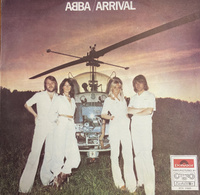 Винтаж виниловая пластинка ABBA ARRIVAL. Спонсорские товары