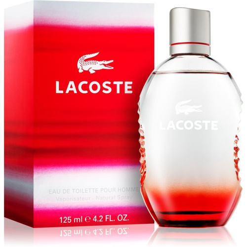 lacoste in play red