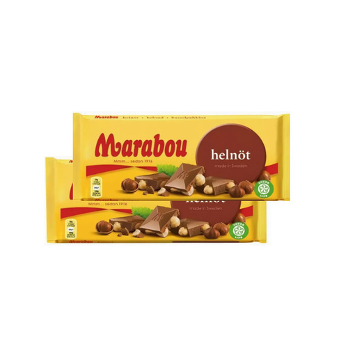 Marabou Helnöt с цельным орехом 200 гр