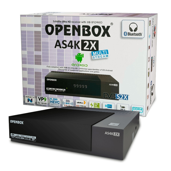 Спутниковый ресивер Openbox AS4K 2X UHD - купить с доставкой по ...