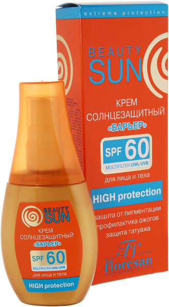 Floresan Beauty Sun Солнцезащитный крем "Барьер" SPF 60, 75 мл - купить ...
