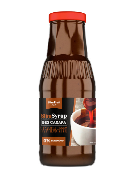 Низкокалорийный сироп без сахара Slim Fruit family Карамель Ирис ...