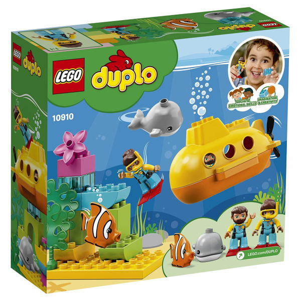 Конструктор LEGO DUPLO Town 10910 Путешествие субмарины - купить с ...