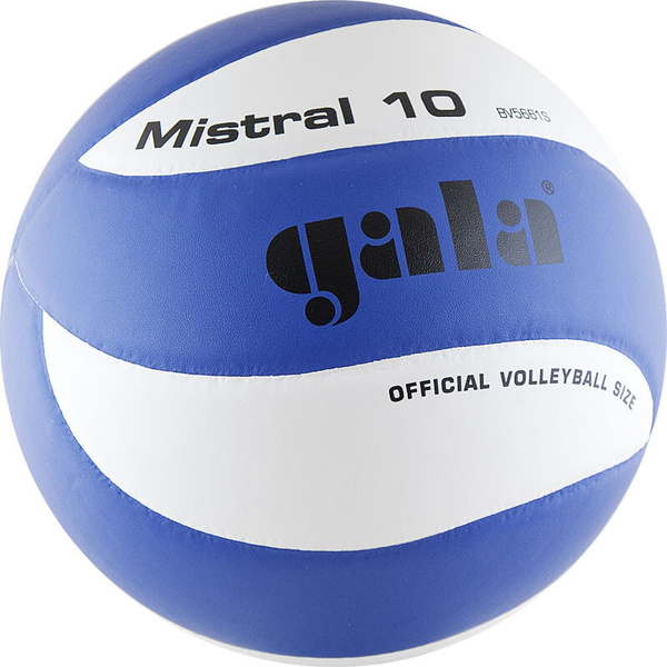 Мяч волейбольный GALA Mistral 10 BV5661S, 5 размер, синий, белый купить ...