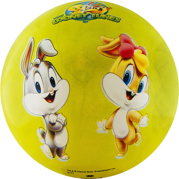 Мяч детский Looney Tunes, WB-LT-001, диам. 23 см, пластизоль, салатовый ...