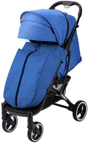 Прогулочная коляска Dearest 818 Plus Black Blue Premium Set с накидкой ...