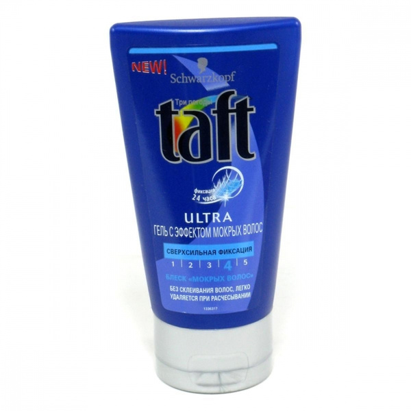 Taft Гель для укладки Ultra Сверхсильная фиксация с эффектом мокрых ...