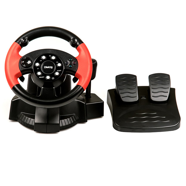 Игровой руль Dialog E-Racer GW-125VR - купить с доставкой по выгодным ...