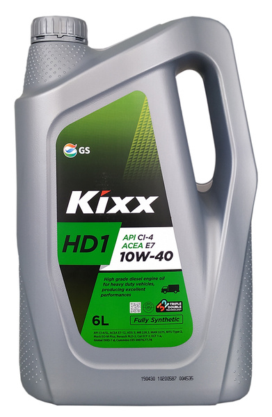 Масло моторное Kixx hd1 10W-40 Синтетическое 6 л L2061360E1 купить c ...