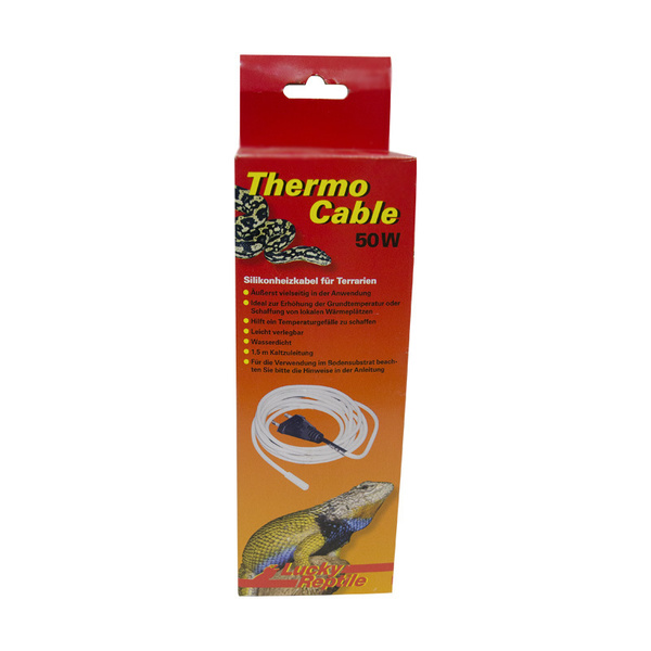 Термошнур для террариума LUCKY REPTILE "Thermo Cable 50Вт", 6.5м ...