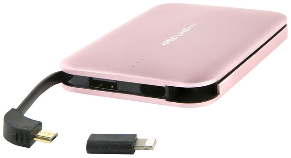 Повербанк (powerbank) (Power Bank) Red Line B6000 (6000 mAh) металл ...