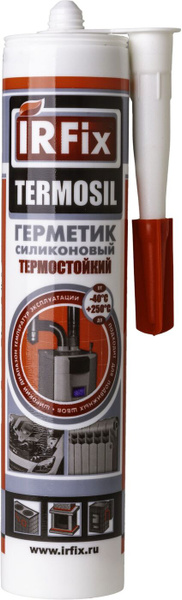 Силиконовый Герметик IRFix, Для сантехники, красный - купить по низким ...