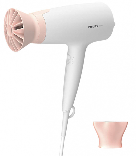 Фен для волос Philips BHD300/10, белый, розовый - купить по выгодным ...