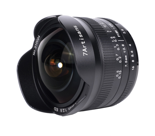 Объектив 7Artisans 7Artisans 7.5mm F2.8 Fisheye Micro 4/3 Чёрный ...
