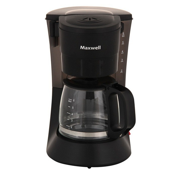 Maxwell Кофеварка капельная MW-1650, черный - купить с доставкой по ...
