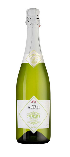 Вино безалкогольное Vina Albali (Винья Албали) белое сухое, игристое, 0 ...