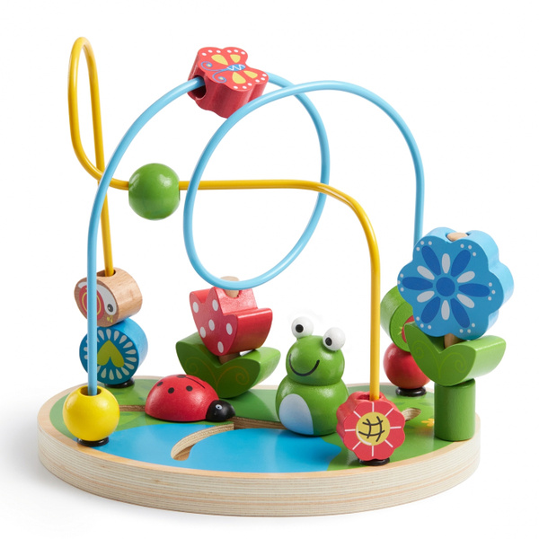 Деревянный лабиринт "Сад" для детей от 1 года, развивающая игрушка для ...