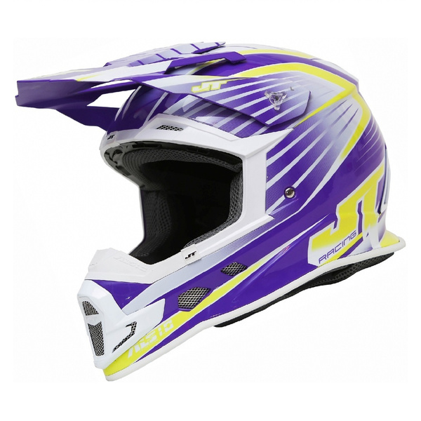 Шлем кроссовый JT Racing ALS1.0, фиолетовый, размер XXL - купить с ...